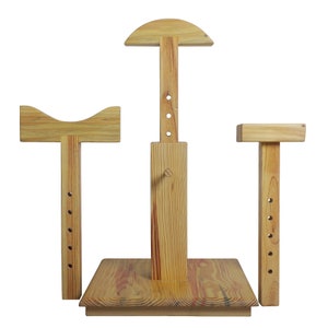 YogaKargha Adjustable Stump Set for Iyenger Yoga Postures and Advanced Backbends