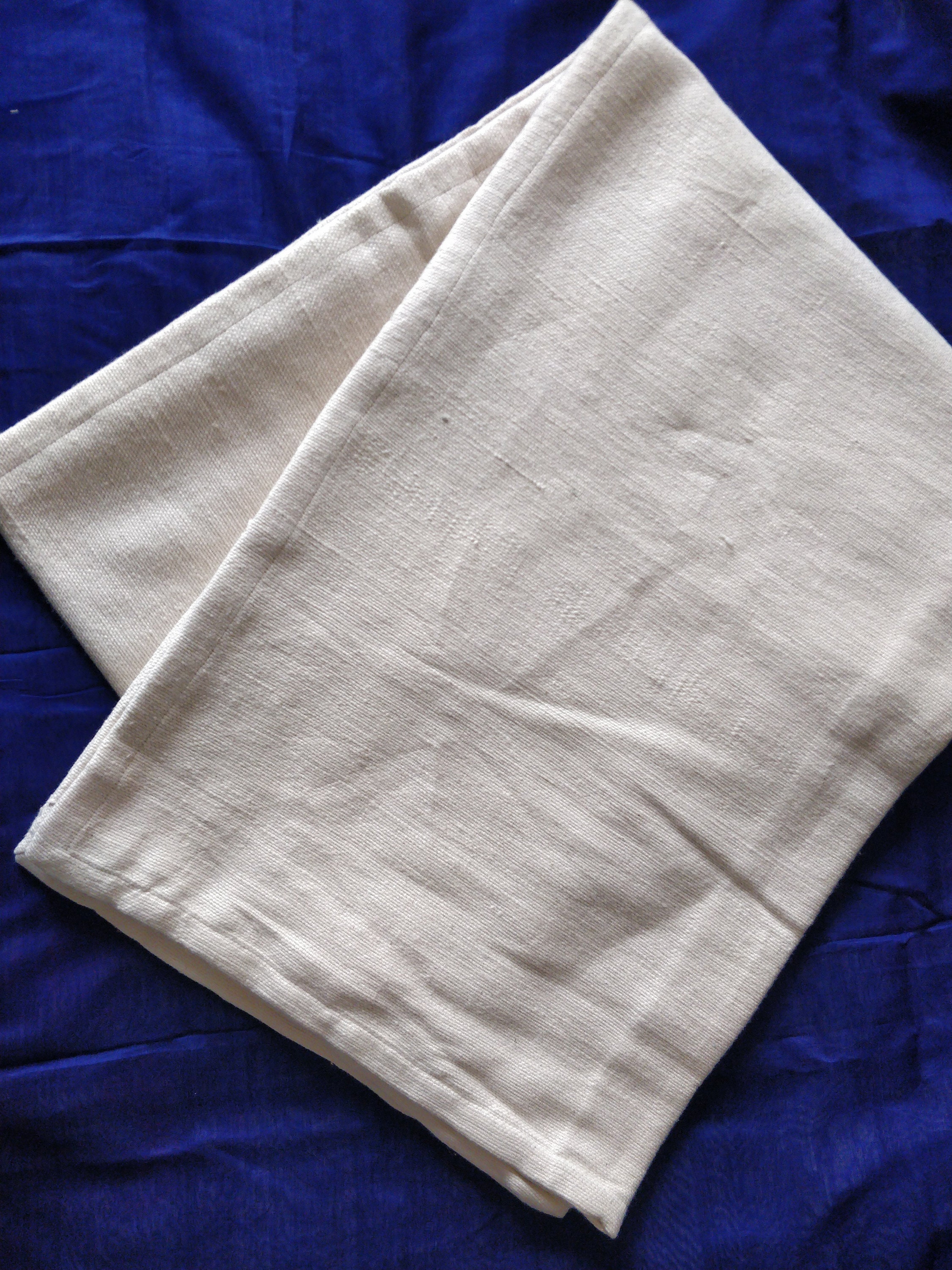 Handwoven organic cotton blanket Use as bed linen OR Etsy