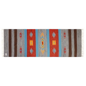 YogaKargha Cotton Handwoven Mat for Yoga, Pilates, Fitness, Prayer, Meditation or Home Decor - Chicago
