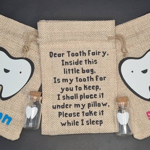 Personalised Tooth Fairy Bag