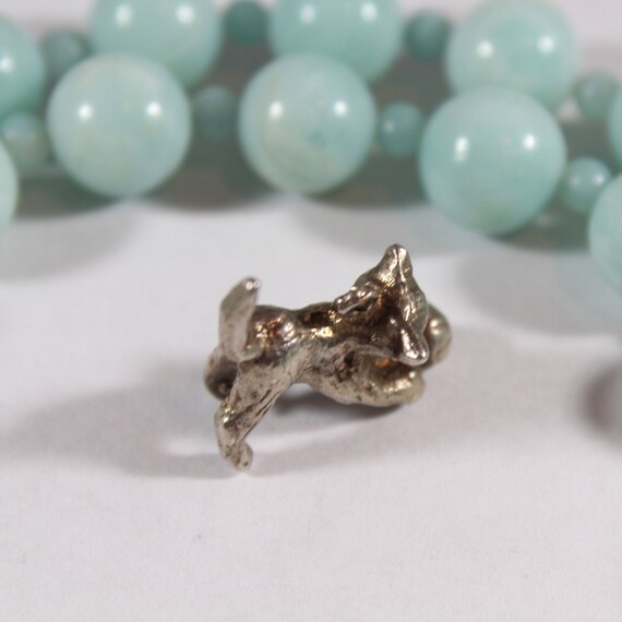 Vintage Solid Sterling Silver Cute Little Kitty C… - image 5