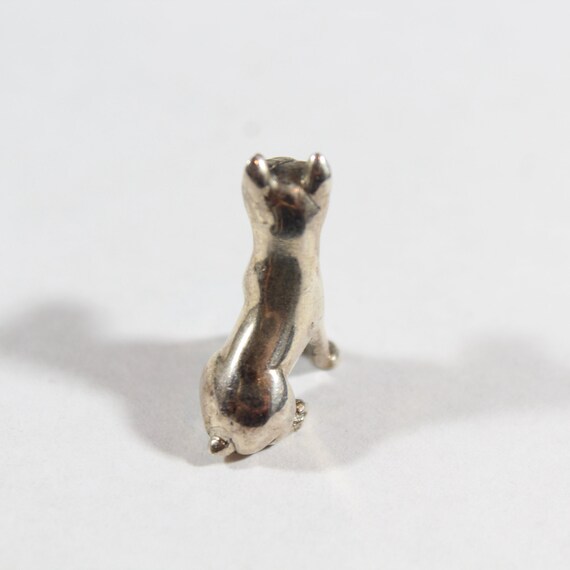 Vintage Solid Sterling Silver Dog Bullmastiff Sma… - image 4