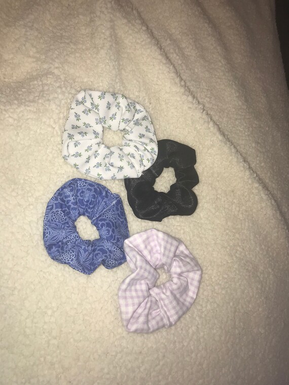 Scrunchies Cute Hair Ties Hair Elastic Pony Tail Fabric Hair Etsy