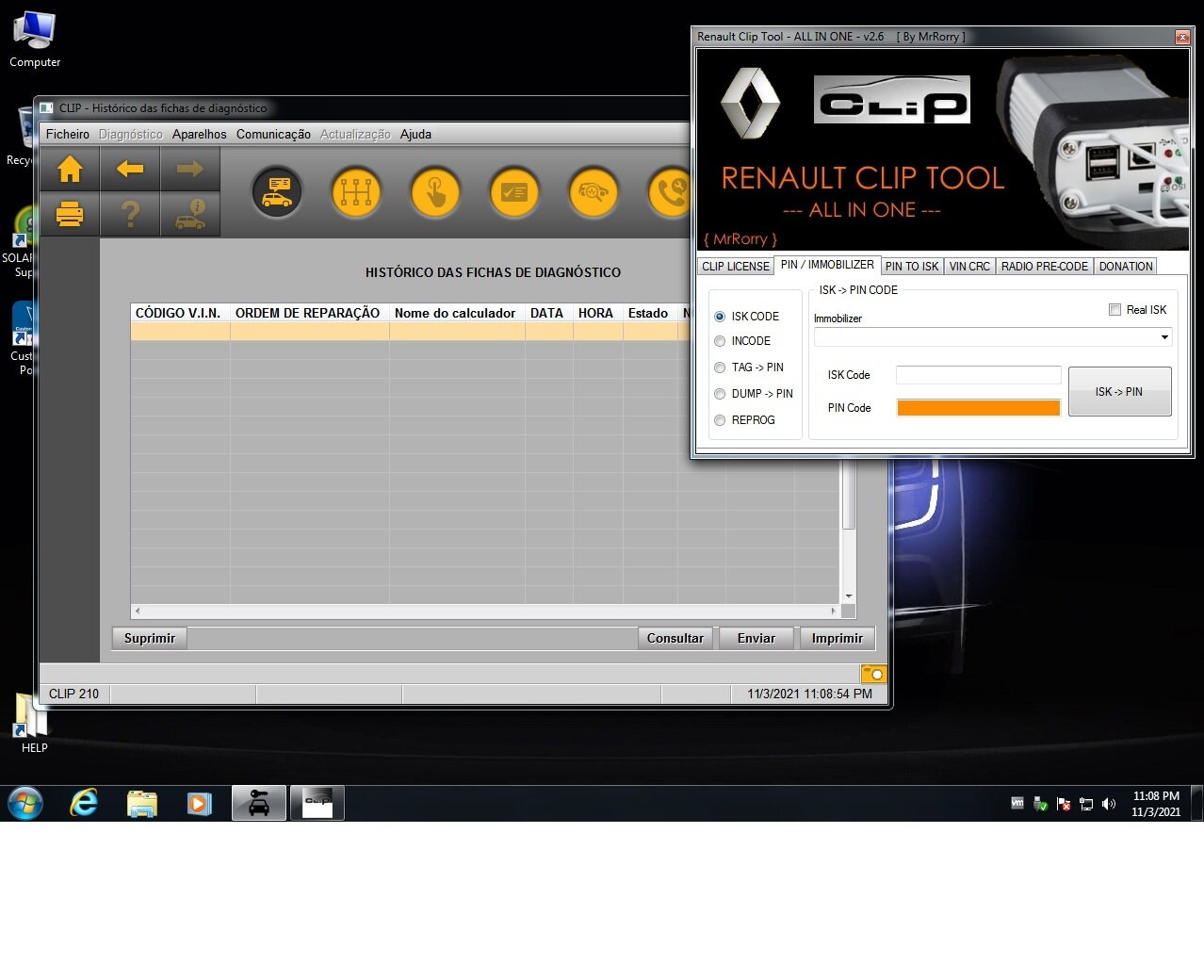 Renault Can Clip V220 Virtual Machine Ready Image Etsy