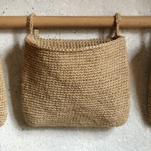 BAG, 20 X 14 CM, jute yarn