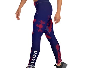 Vote Leggings | Handmade Leggings | Designer Leggings | Liberal Leggings | Clothing for Liberals