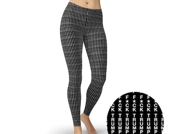 F*ck Trump Leggings | Anti-Trump Pants | Liberal Leggings | Handmade Designer Leggings
