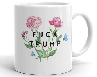 Caneca "Foda-se o Trump" | Caneca "Nunca Trump" | Caneca Anti-Trump