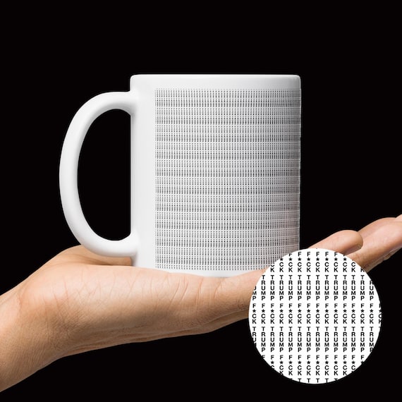 Subtle F*ck Trump Mug | Anti Trump Mug | Trump Sucks Mug | Anti Trump Gifts | F*ck Trump Coffee Cup | Anti Trump Cup | Bye Trump