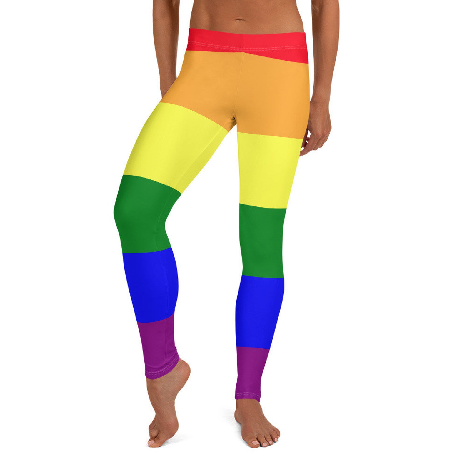 Pre Made Comfy Adult Leggings - The First Pride was a Riot