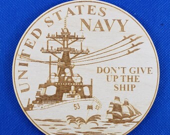 US Navy Birch Wood Blank: DIY Craft Project