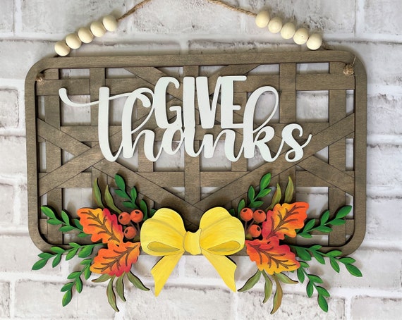 DIY Door Hanger Kit Welcome Sign Door Sign Front Door Wreath DIY Craft Kit Unfinished Wood DIY Painting Kit Etsy