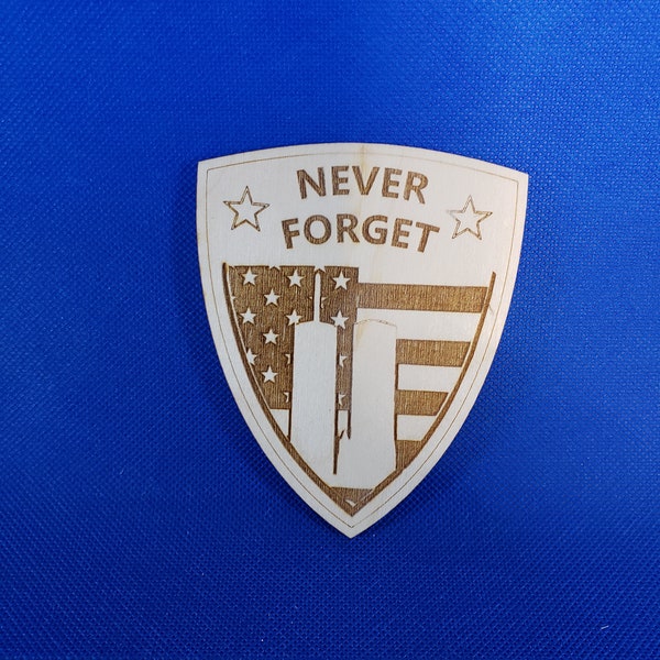 Never Forget 9/11 Twin Towers - laser cut wooden blanks