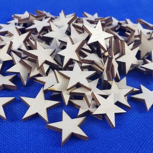 American Flag Stars - Bulk Laser Cut Wooden Blanks - Patriotic Decor