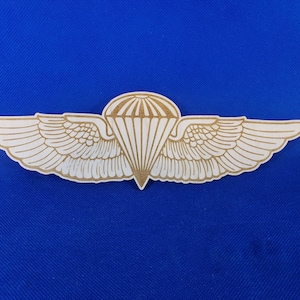 Marine / Navy Jump Wings - laser cut wooden blanks