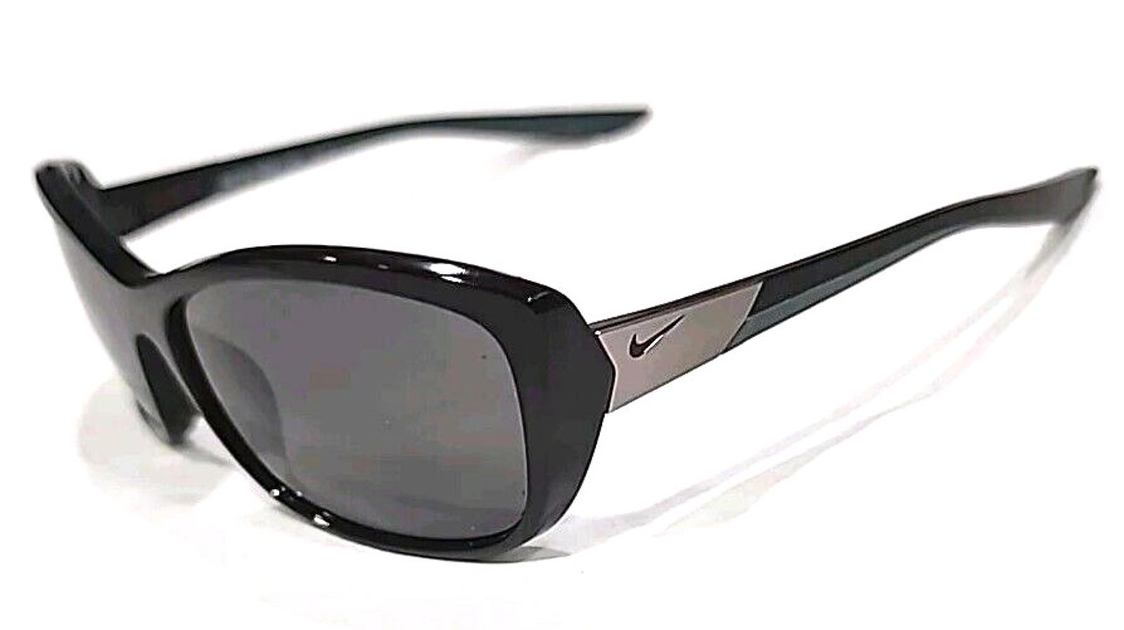 Nike EV0996 001 FLEX FINESSE Black Gray Wrap Sunglasses w Pouch Nike EV0996 001 FLEX FINESSE Black Gray Wrap Sunglasses W  main image 2