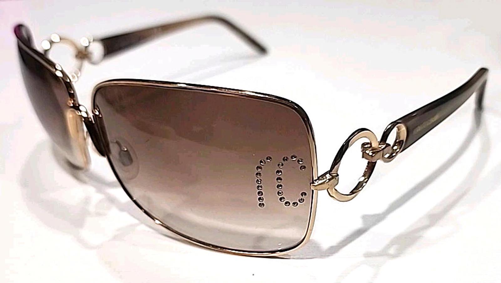 ROBERTO CAVALLI MEDEA 155S Sunglasses Roberto Cavalli Medea 155S Gold Metal Brown Rectangle  main image 3