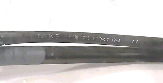 Nike 4082 Gray Rectangle Eyeglasses Frames 49-19 … - image 8