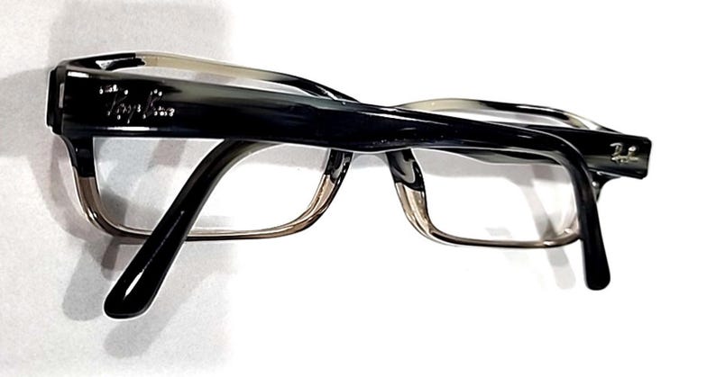 Ray Ban RB5169 5540 Black Brown Fade Rectangle Eyeglasses 54-16 140 image 5