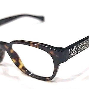 COACH HC6069 5120 Tortoise Signature C Oval Eyeglasses Frame 49-17 135