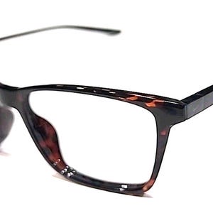 NIKE 7286 240 Tortoise Brown Square Eyeglasses Frame 54-17 140