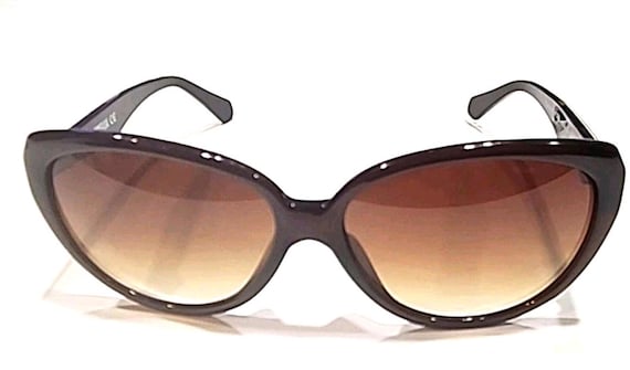 Kenneth Cole Reaction Brown Cat-Eye Sunglasses Kenneth Cole Reaction Tortoise Brown Gradient Oversized Cat  main image 4