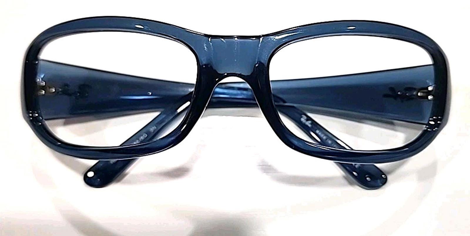 Ray Ban RB4137 656/8G No Lenses Blue Wrap Sunglasses Frame - Etsy UK display picture 1