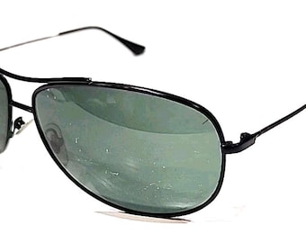 美品　Ray-Ban　アビエーター　サングラス　ボシュロム　ブラックフレーム ヴィンテージ レイバン アビエーター サングラス / ボシュロム