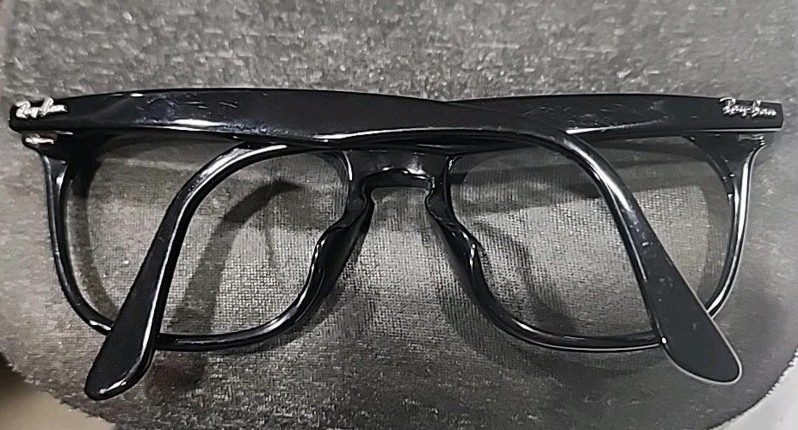 RB4362F.901/71.55口18/145 Ray Ban RB4362F 901/71 No Lenses Black Oval Sunglasses Frame