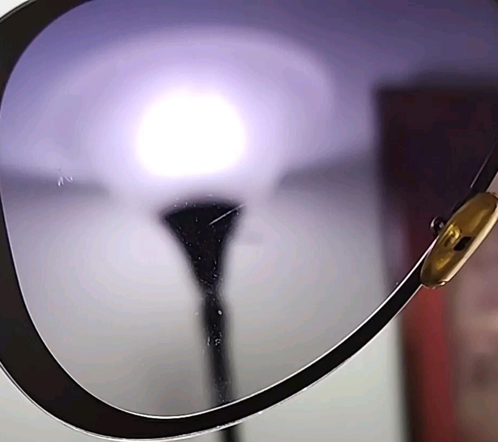 Ralph Lauren RA4008 108/6V Black Shield Rimless Wrap  display picture 3