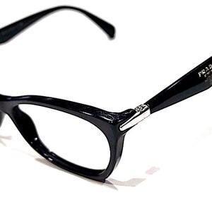 Prada VPR15P 1AB-101 Black Cat Eyes-bril montuur 53-16 135