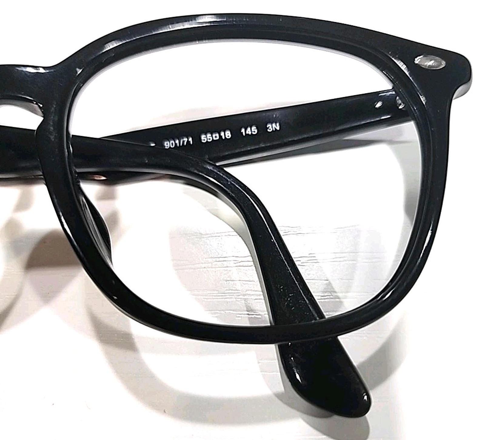 RB4362F.901/71.55口18/145 Ray Ban RB4362F 901/71 No Lenses Black Oval Sunglasses Frame