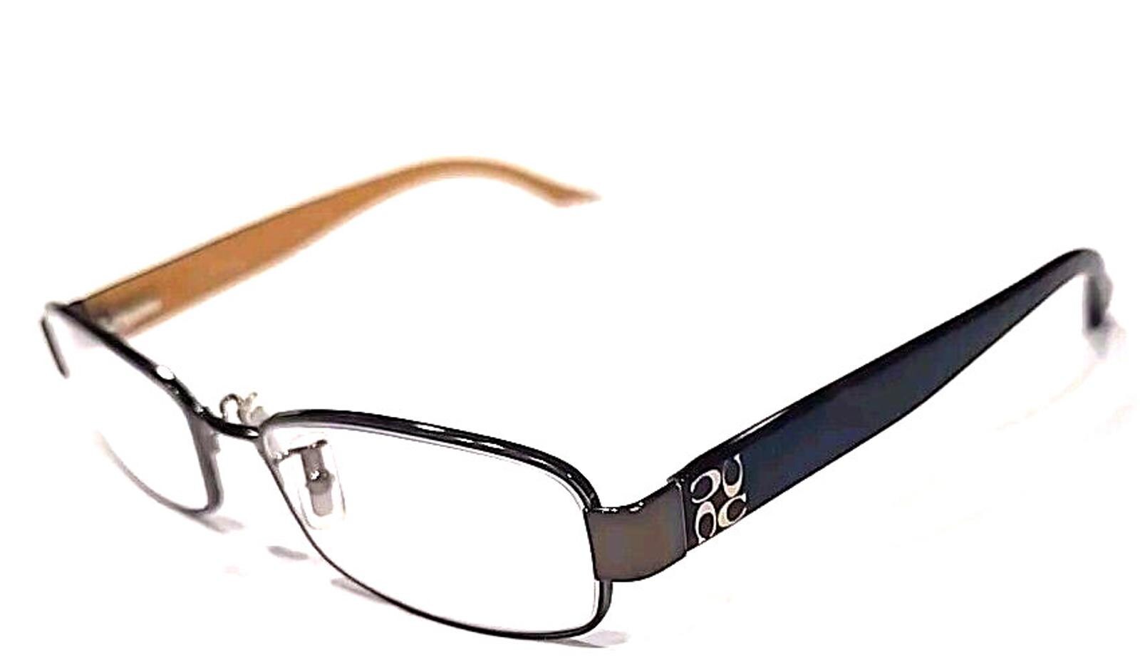 Coach Taryn Logo Temple Eyeglass Frames Coach Taryn S801 Plum Horn Purple Eyeglasses Frames 125  main image 2