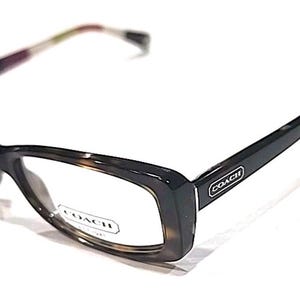 Coach HC6011 5001 Melinda Tortoise Rectangular Eyeglasses 51-15 135 New W Case