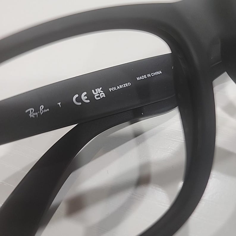 Ray Ban RB4165 622/T3 Justin Black Square Sunglasses Frame 54-16 145 image 6