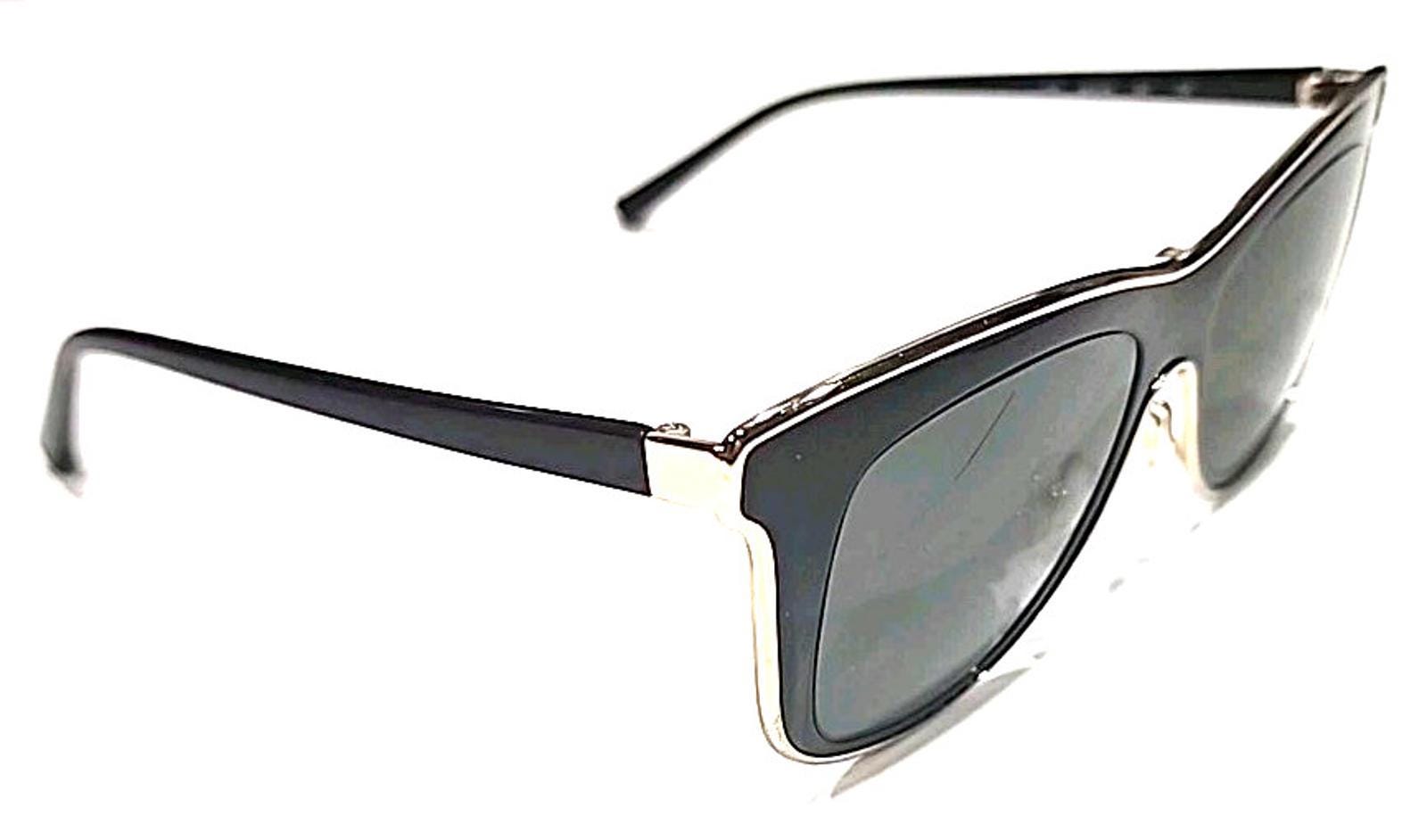 Valentino V109S 001 Black Gold Metal Cat Eyes Gray 