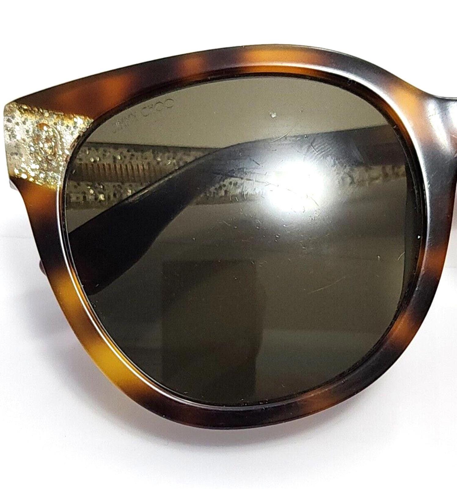 Jimmy Choo MIRTA/F/S LG Tortoise Glitter Sunglasses *frame 