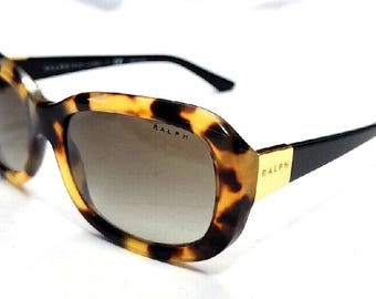 Gafas de sol Ralph Lauren RA5209 1504/8E con montura en marrón tortuga, 56-18, 135