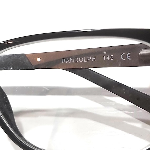 Randolph Keesler Black Silver Rectangle Eyeglasse… - image 8