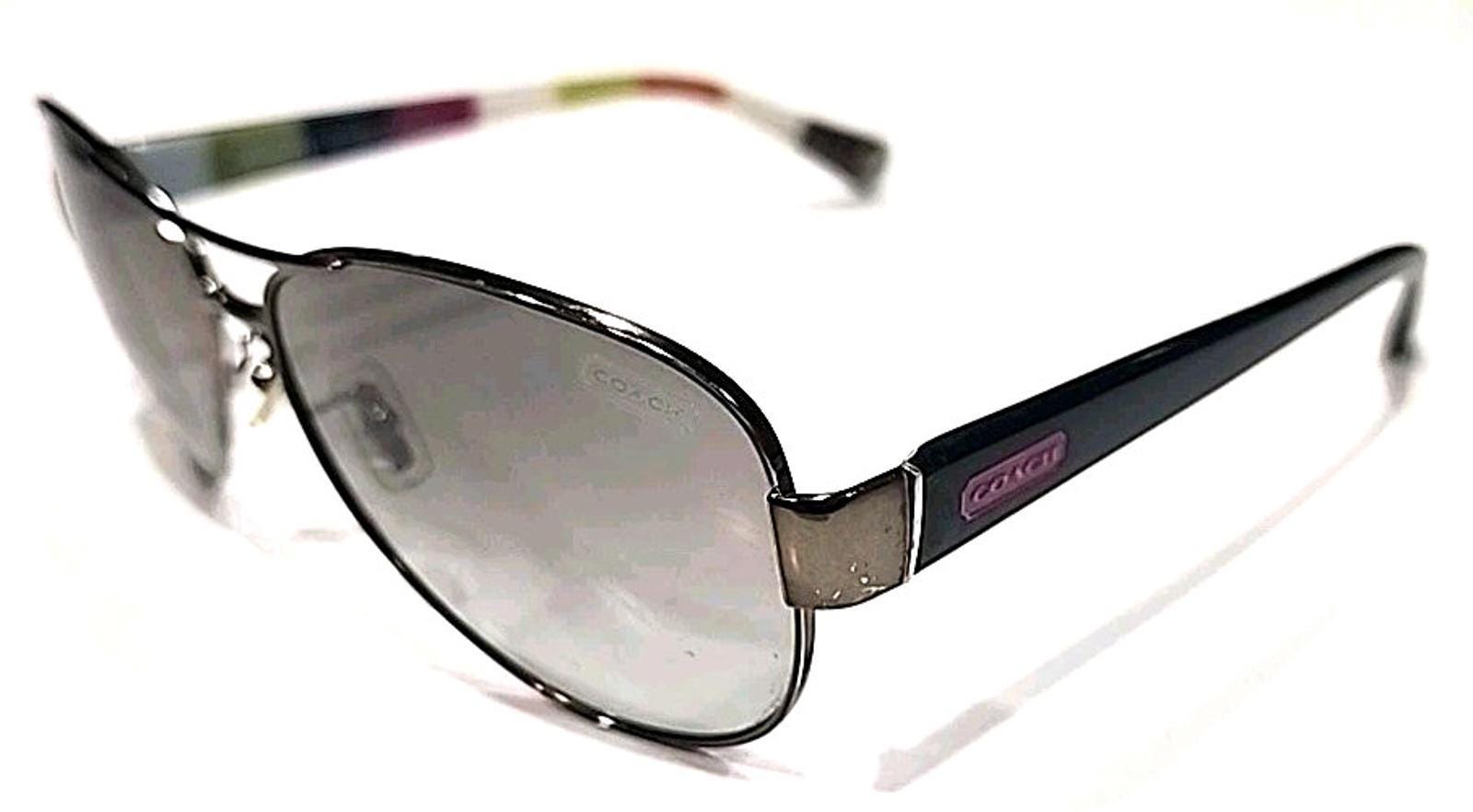 Coach Christina Aviator Sunglasses L103/HC 7047 FRAMES ONLY 59-13-135 with Case Coach HC7047(L103 Christina) 907817(Silver/Blue) 59-13-135  main image 2