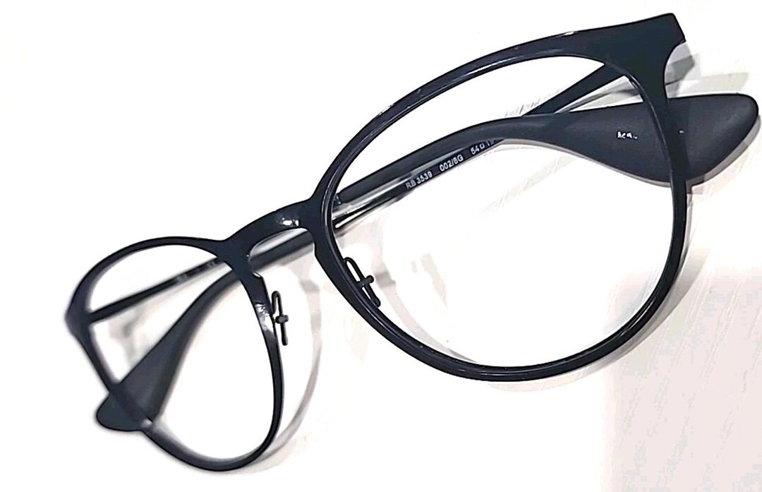 Ray Ban RB3539 002/8G Black Round Sunglasses Frame 54-19 145  display picture 1