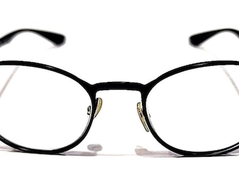 Ray Ban RB6355 2503 Black Round Eyeglasses Frame 50-20 145