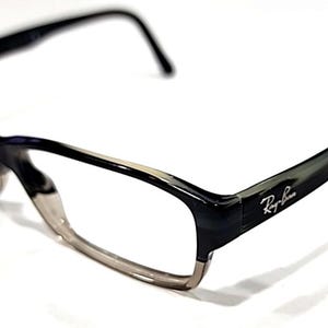 Ray Ban RB5169 5540 Black Brown Fade Rectangle Eyeglasses 54-16 140 image 1