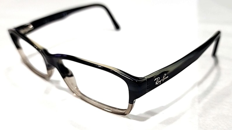 Ray Ban RB5169 5540 Black Brown Fade Rectangle Eyeglasses 54-16 140 image 1
