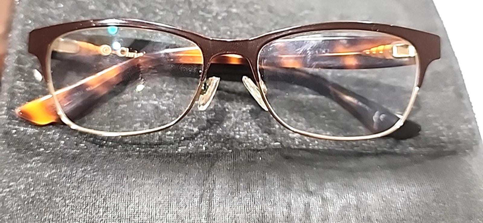 Christian Dior 3782 Brown Gold Metal Oval Eyeglasses 54-16  display picture 3