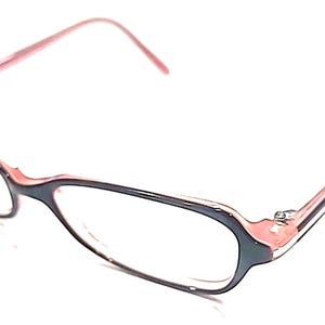 Coach 536 CLAUDIA Dark Tortoise Rectangle Pink Eyeglasses Frame 51-16 135
