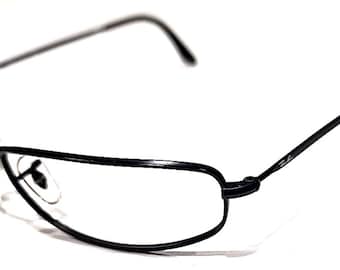 Ray Ban RB3216 006 No Lenses Black Metal Wrap Sunglasses Frame 59-17