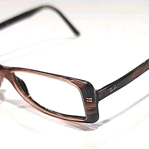 Gafas Ray Ban RB5028 2016 rectangulares en marrón y rosa, 51-16-135