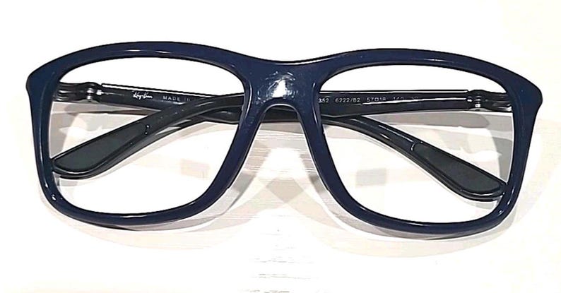 Gafas de sol Ray Ban RB8352 6222/82 sin lentes LG negras y grises con montura cuadrada, talla 57-18, 140 imagen 2