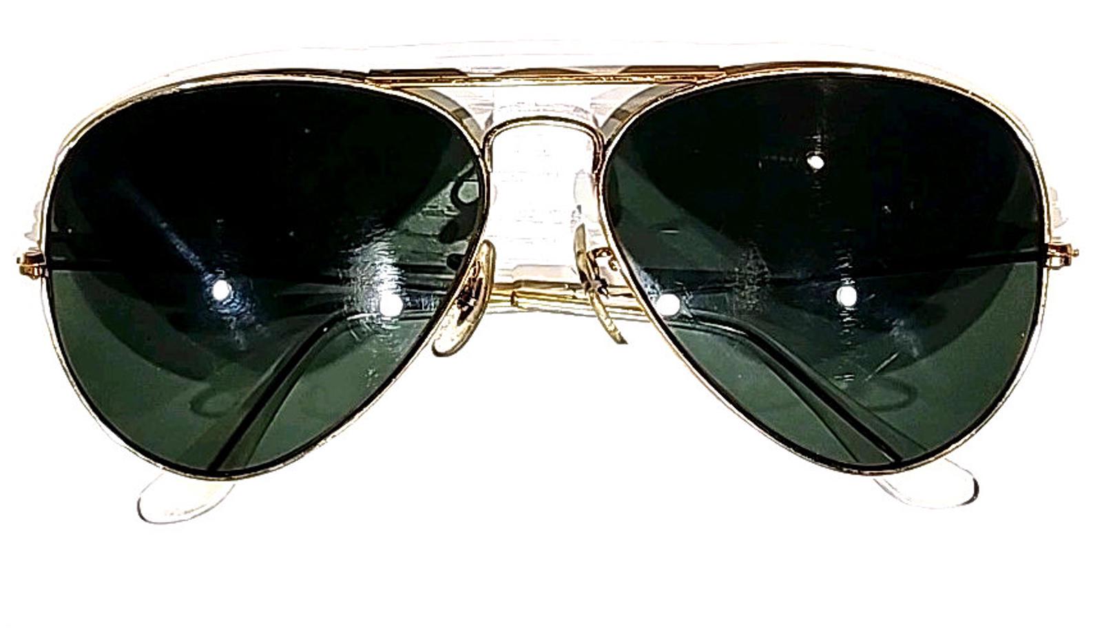 Ray Ban B&L *傷ありレンズ ゴールドメタル グリーン アビエーター